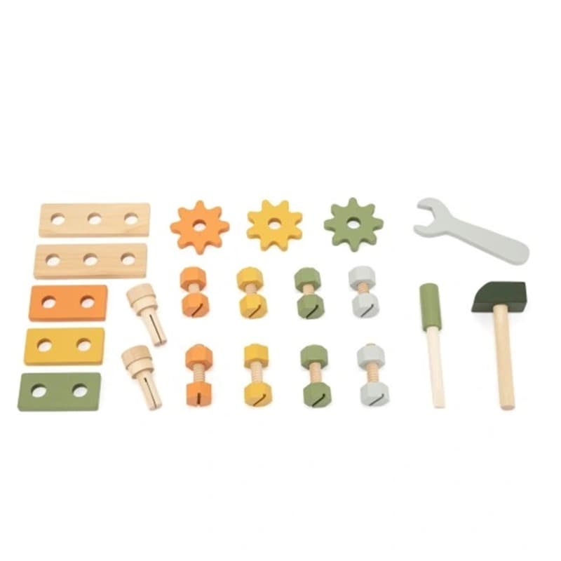 Viga Mini Workshop 2 in 1 Polar Bee Wooden Tool Kit thumbnail 5