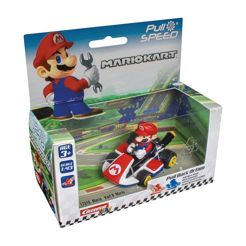 Carrera Pull N Speed Mario Kart - Assorted