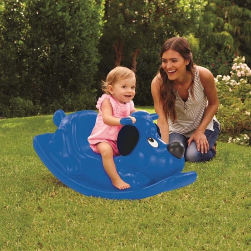 Little Tikes Rocking Puppy Ride On - Blue thumbnail 3