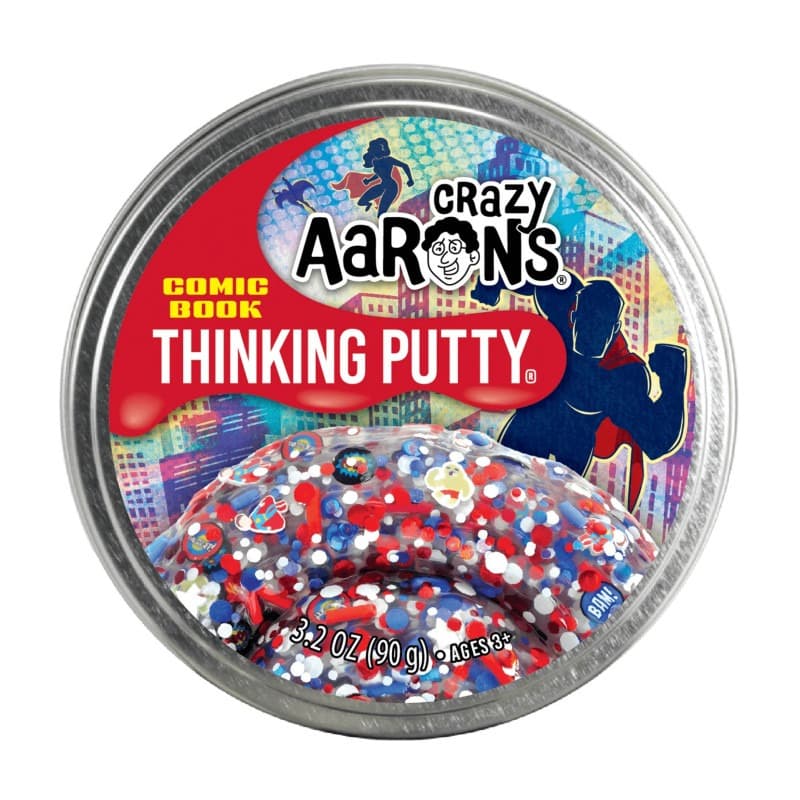 Crazy Aaron's Thinking Putty - Comic Book Super Powered Putty thumbnail 4