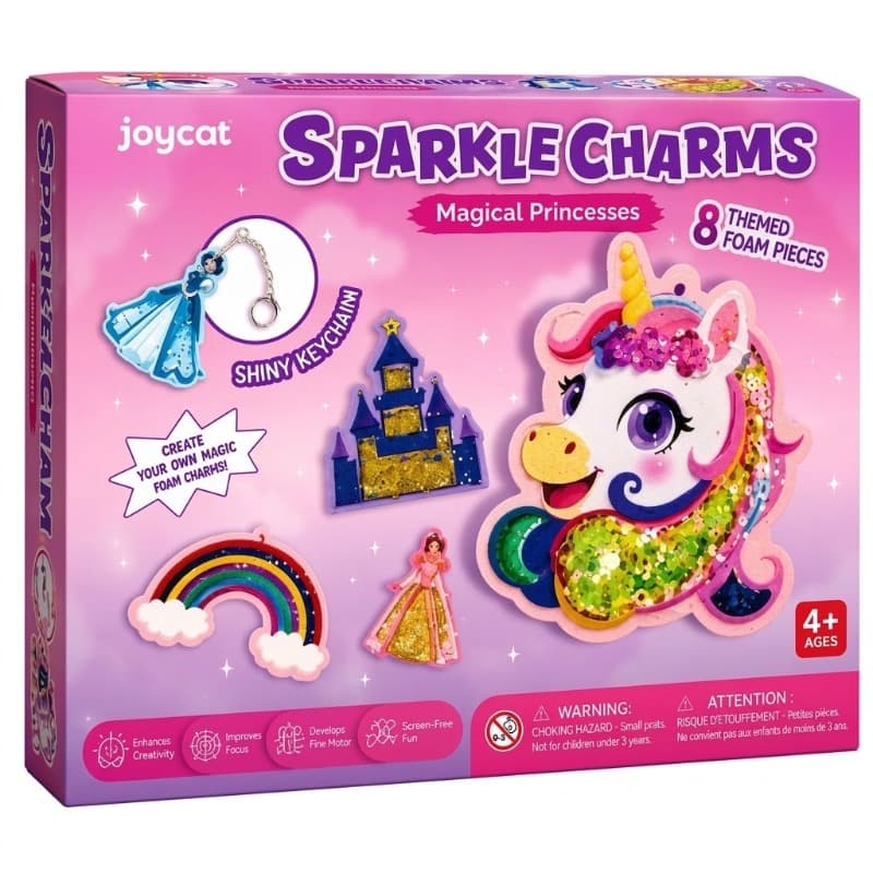 Joycat Sparkle Charms Keychain Craft Kit Diy Toy for Kids