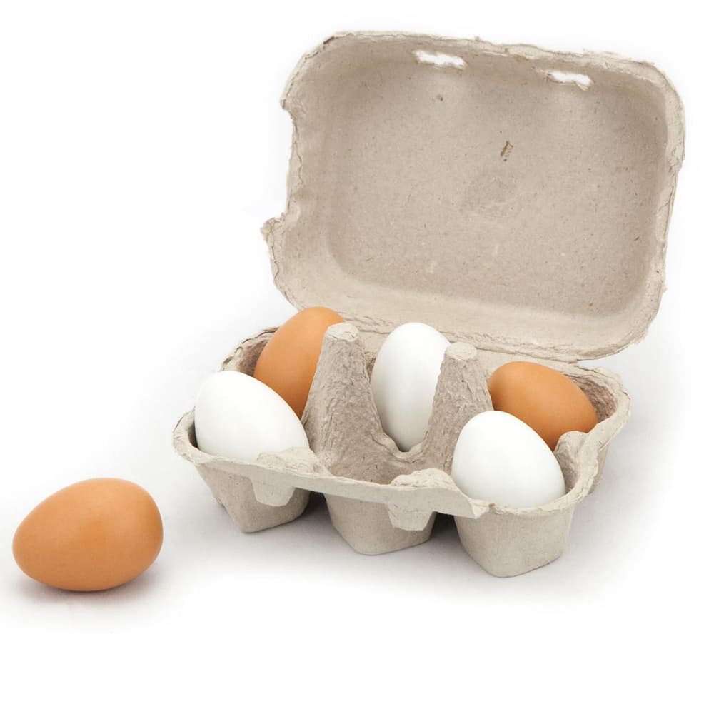 VIGA - Wooden Eggs 6 PC thumbnail 3