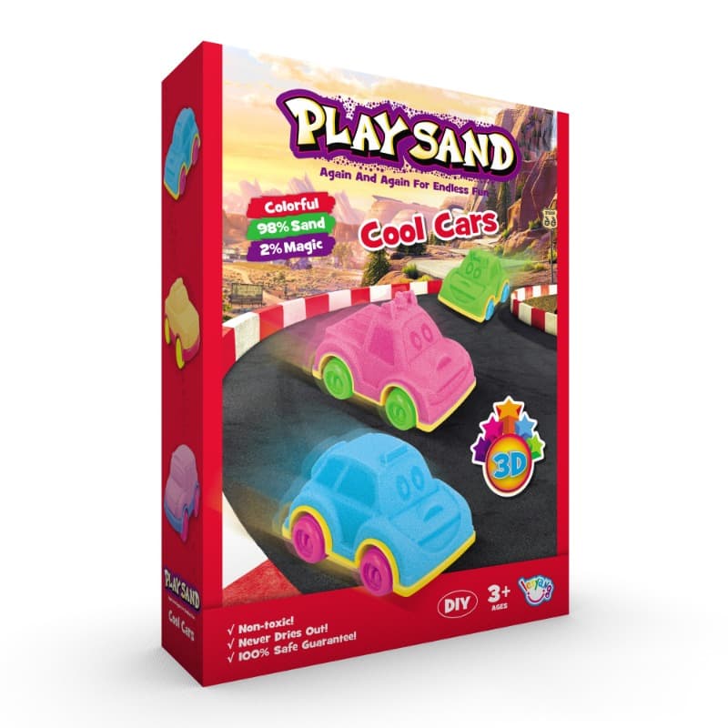 Pepedo Play Sand Cool Cars