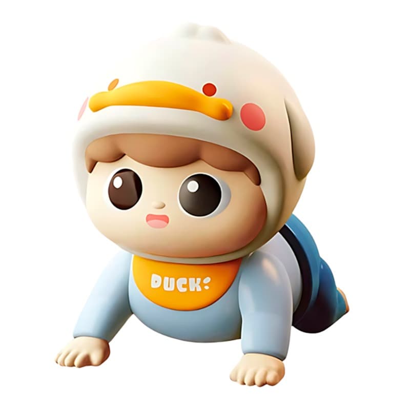 Beluckier Electric Crawling Baby Toy - Blue