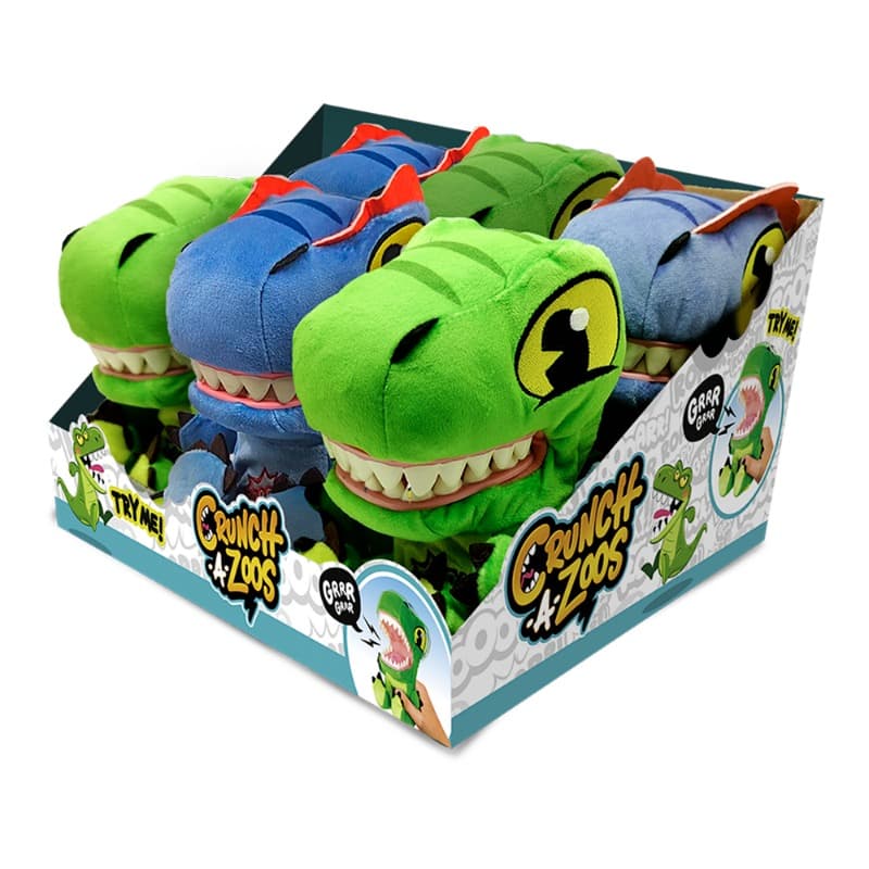 Crunchazoos Little Bites Dinosaur Plush Figure - Multi Colors