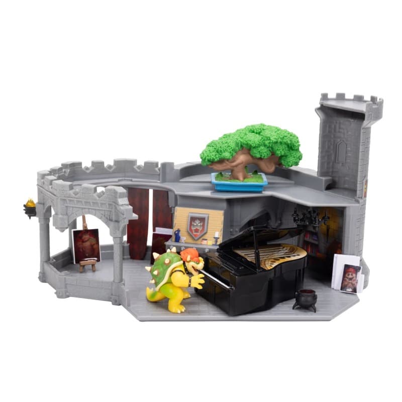 Nintendo Super Mario Galaxy Movie Deluxe Bowser's Castle Playset thumbnail 5