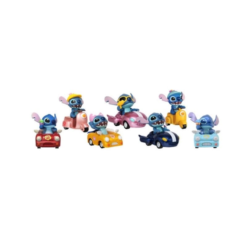 YuMe Stitch Figure with Motorcycle Pink thumbnail 2