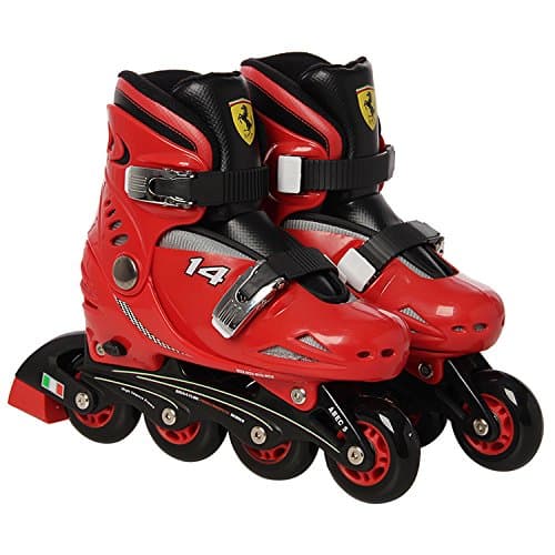 Ferrari Beginner Adjustable Skate Set - Red Size 29-32 thumbnail 2