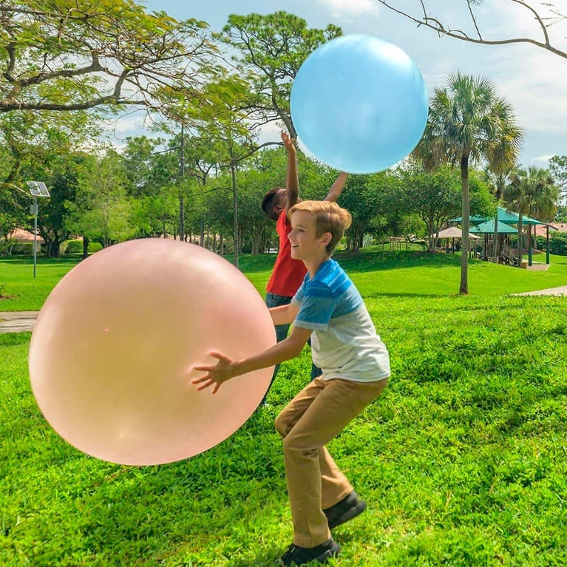 Wubble The Amazing Tear-Resistant Super Bubble Ball Red thumbnail 3