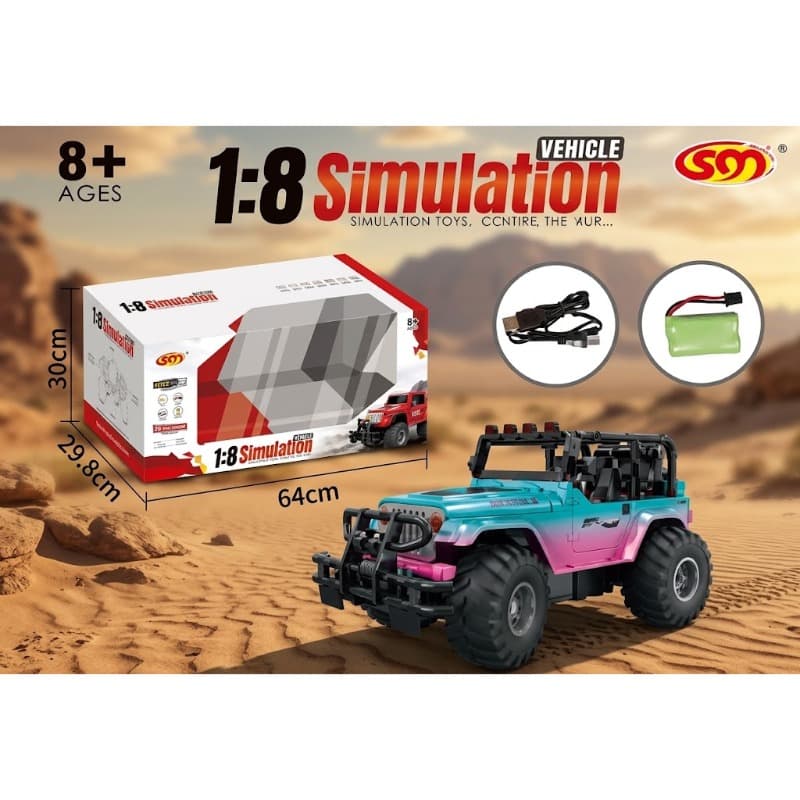 Eddie 1:8 Simulation Remote Control Off Road Car Assorted Colors