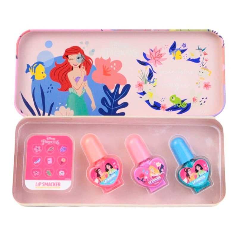 Markwins Disney Princess Nail Polish Tin Manicure Case