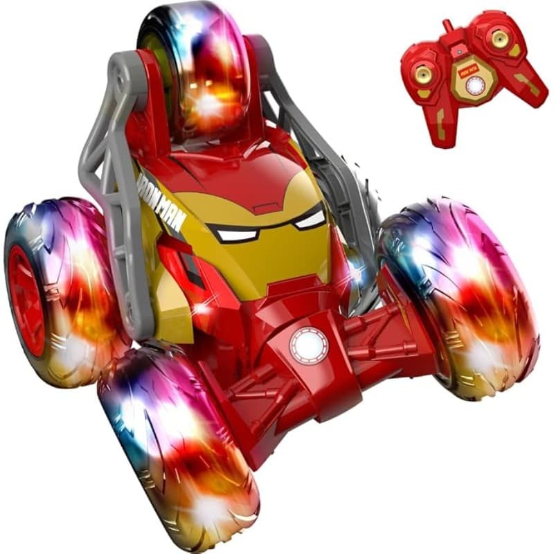 Marvel Iron Man RC Stunt Cruiser 5 Wheel Storm Spinner