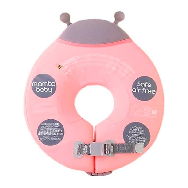 Mambo Baby Neck Float Water Proof Lady Bug - Pink