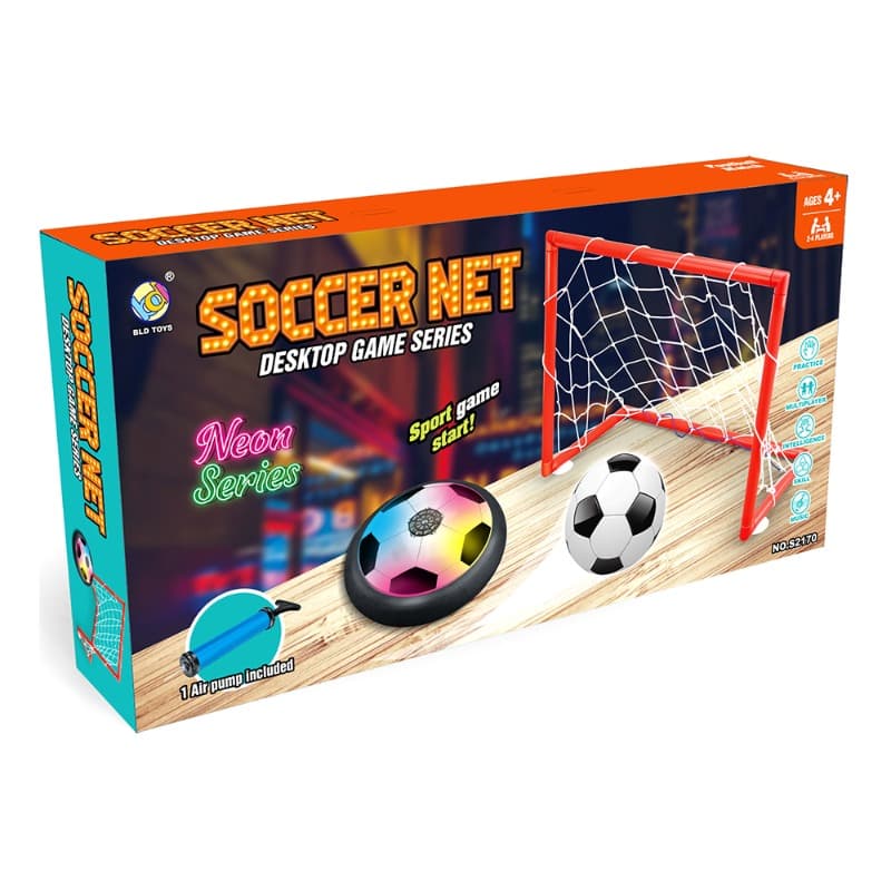 Mobile Soccer Goal Play Set with Floating Soccer Ball and Inflatable Ball