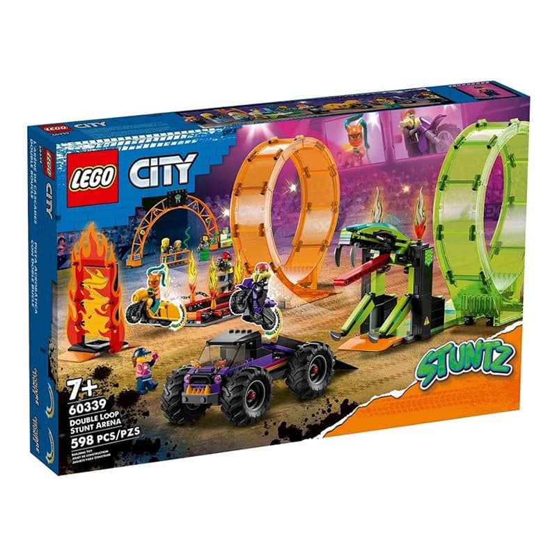 LEGO City Double Loop Stunt Arena Building Set 60339 thumbnail 4