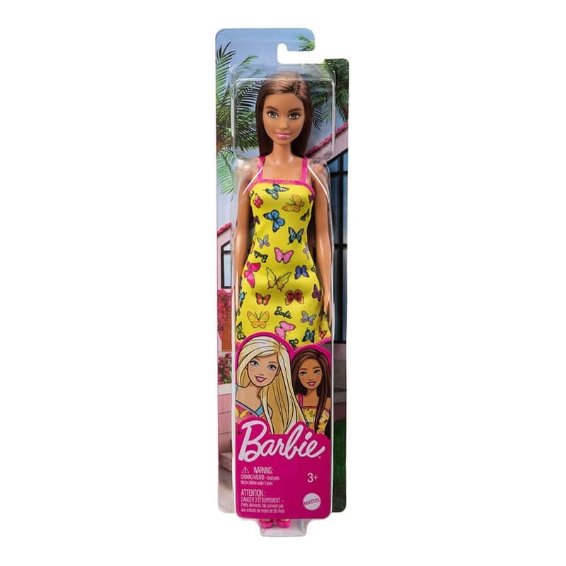 Barbie Stylish Doll - Butterfly Dress Yellow