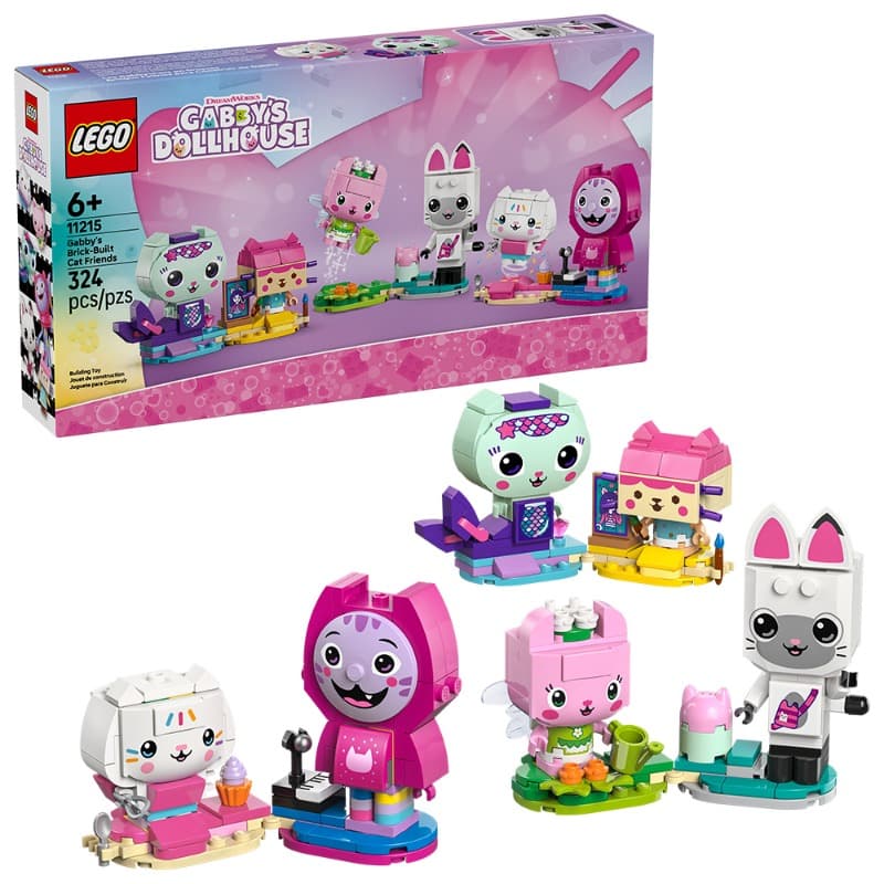 Gabby'S Brick-Built Cat Friends 324 pieces thumbnail 2