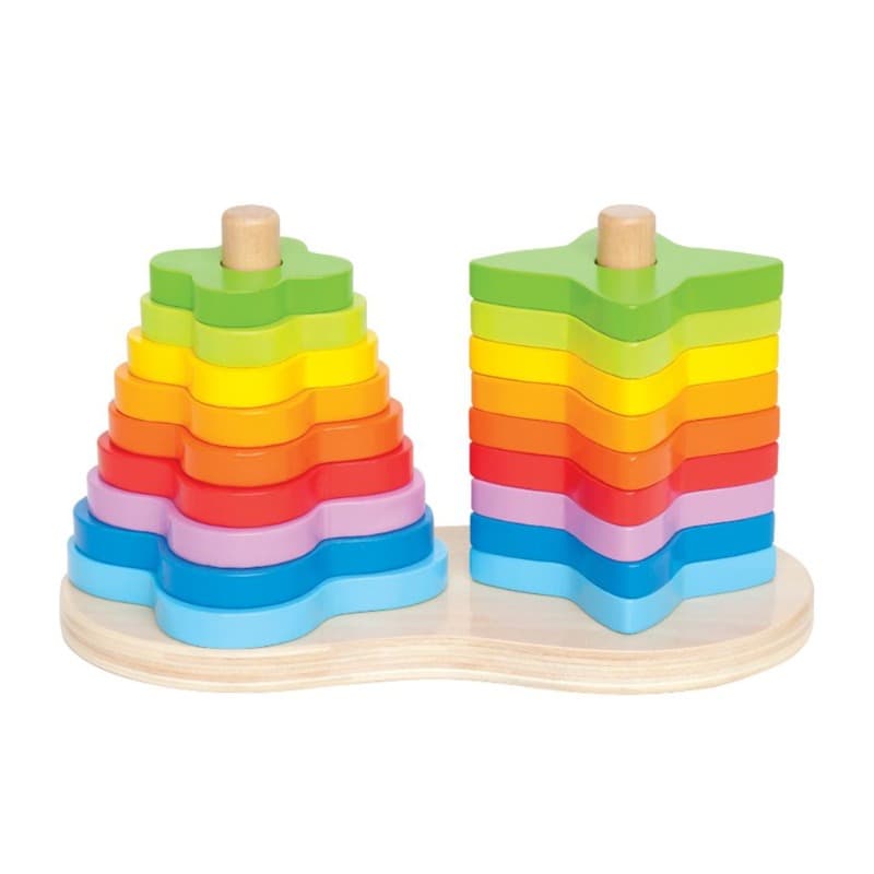 Hape - Double Rainbow Stacker