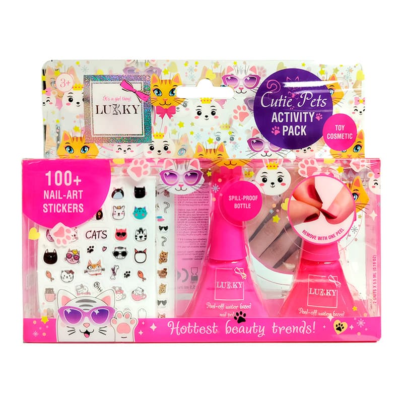 Lukky Nail Design Cutie Pets Activity Pack