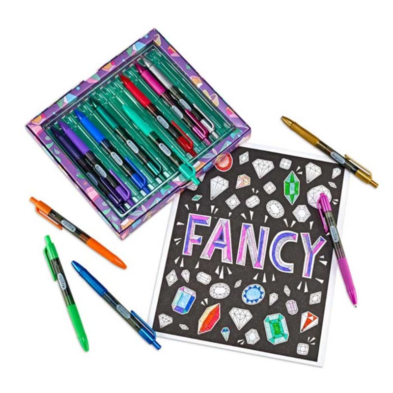 Crayola Gel Ink Pen Collection – 14 Premium Gel Pens thumbnail 3