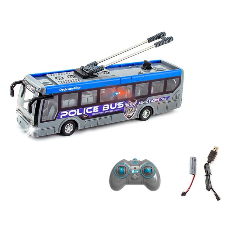 RC Police Bus with Lights