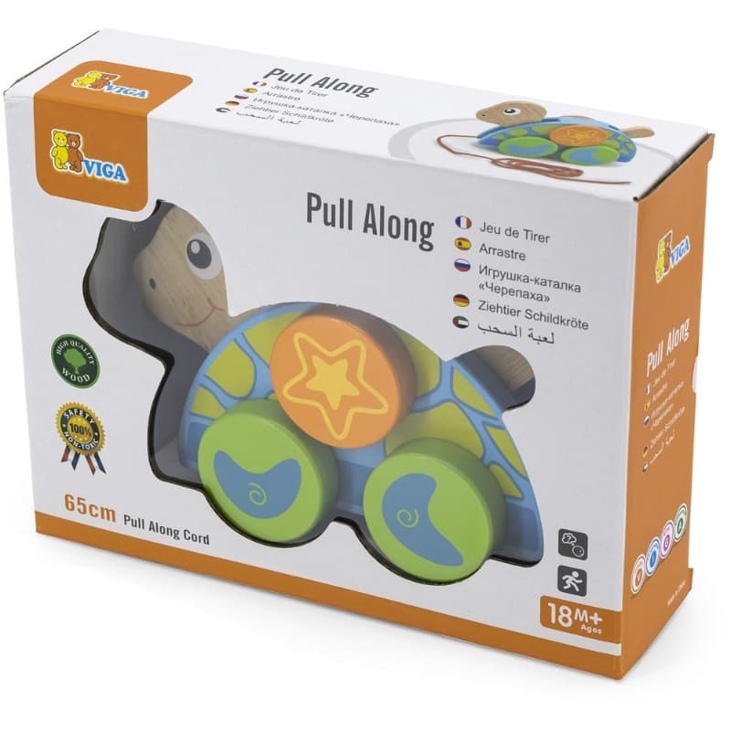 VIGA Pull Along Turtle thumbnail 2