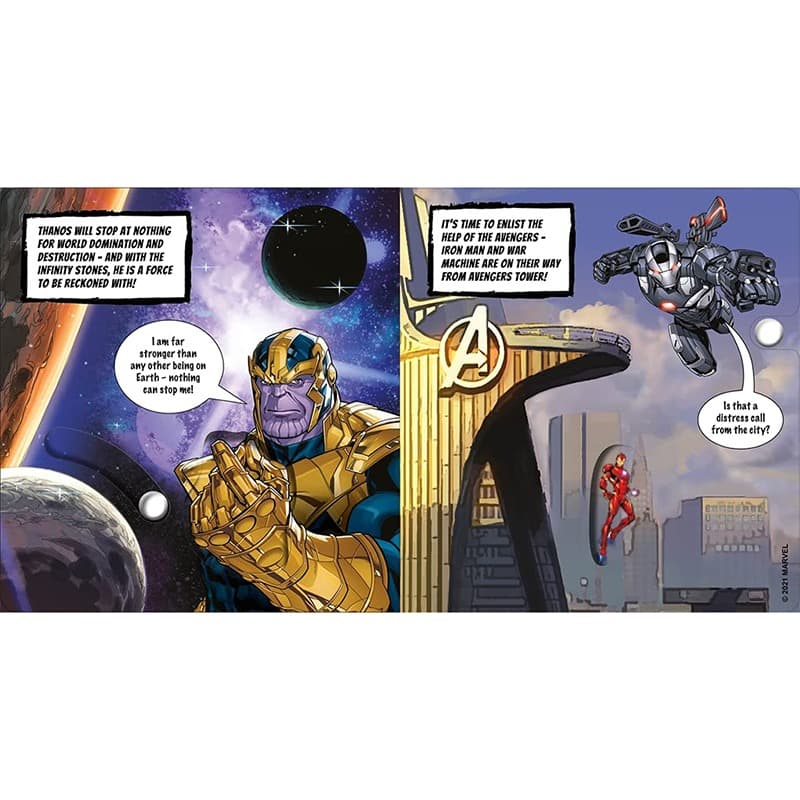 Marvel Avengers Slide and Reveal Activity Book thumbnail 2