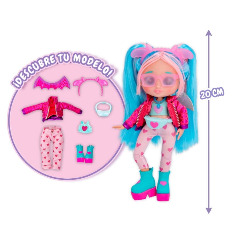 Cry Babies BFF Bruny Fashion Doll with 8 Surprises thumbnail 3