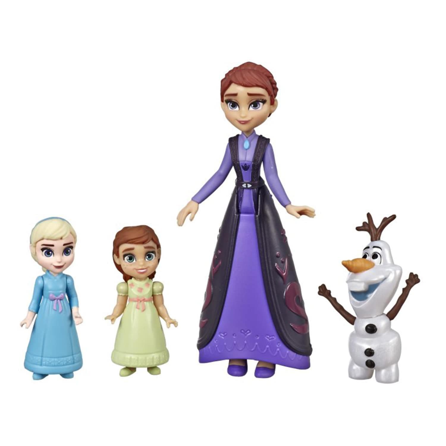 Disney Frozen II Mini Dolls Queen Iduna With Little Elsa Anna And Olaf thumbnail 3