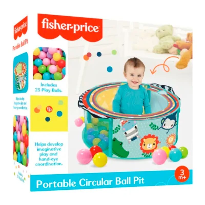 Fisher Price Circular Ball Pit W/25 Balls