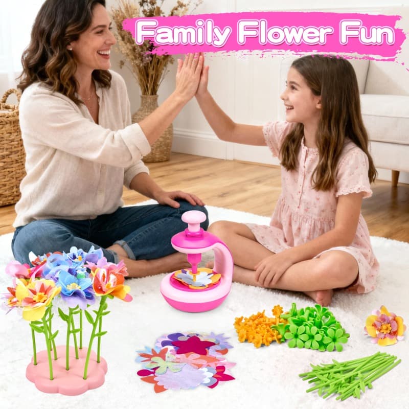 Joycat Diy Flower Bouquet Craft Kit Arts And Crafts Toy for Kids thumbnail 3