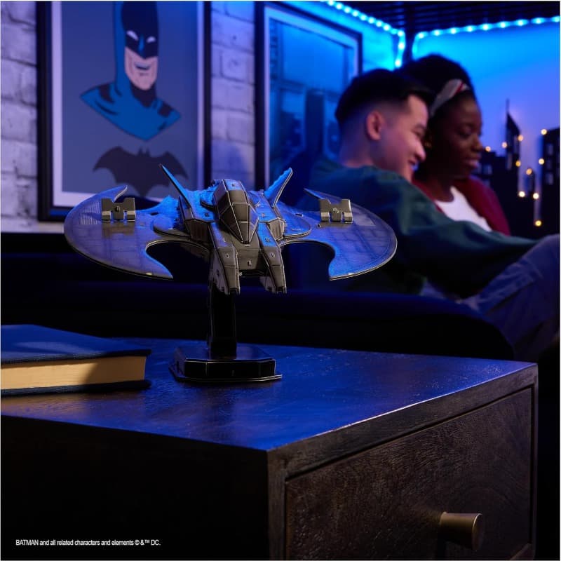 Marvel Batman 82 Piece Batwing 4D Building Model Building Kit thumbnail 4