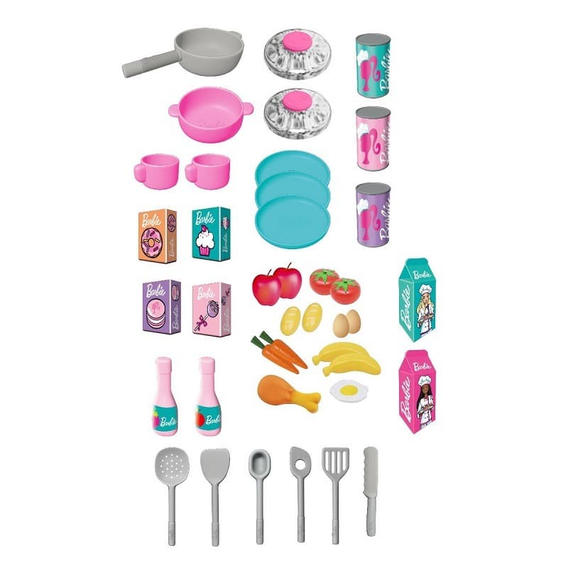 Barbie Large Kitchen With Light And Sound thumbnail 3