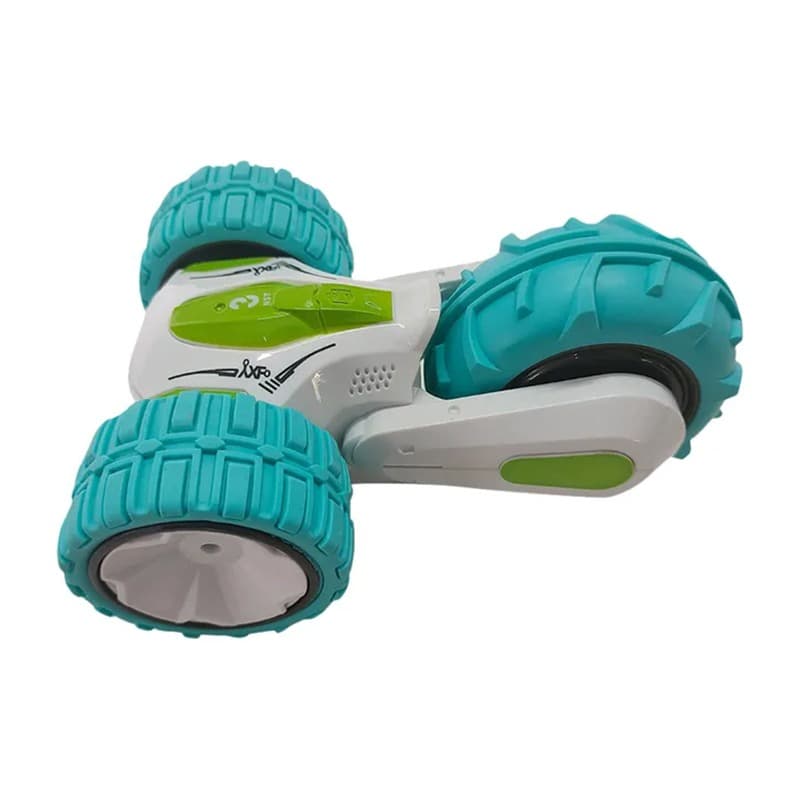 Mad Toys Tumbler Series Remote Control Stunt Car - white and Green thumbnail 2