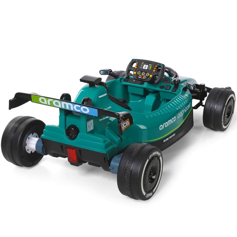 Aston Martin Aramco Formula 1 12V Ride On Car with Remote Control thumbnail 2