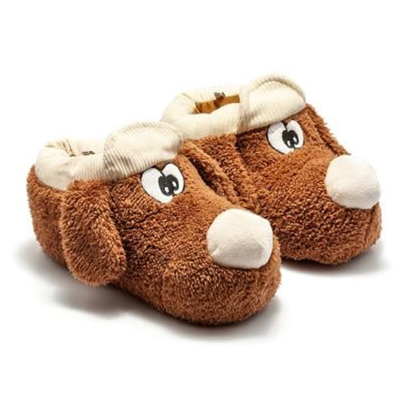 Twigy Brown Puppy Slipper Size 36-37