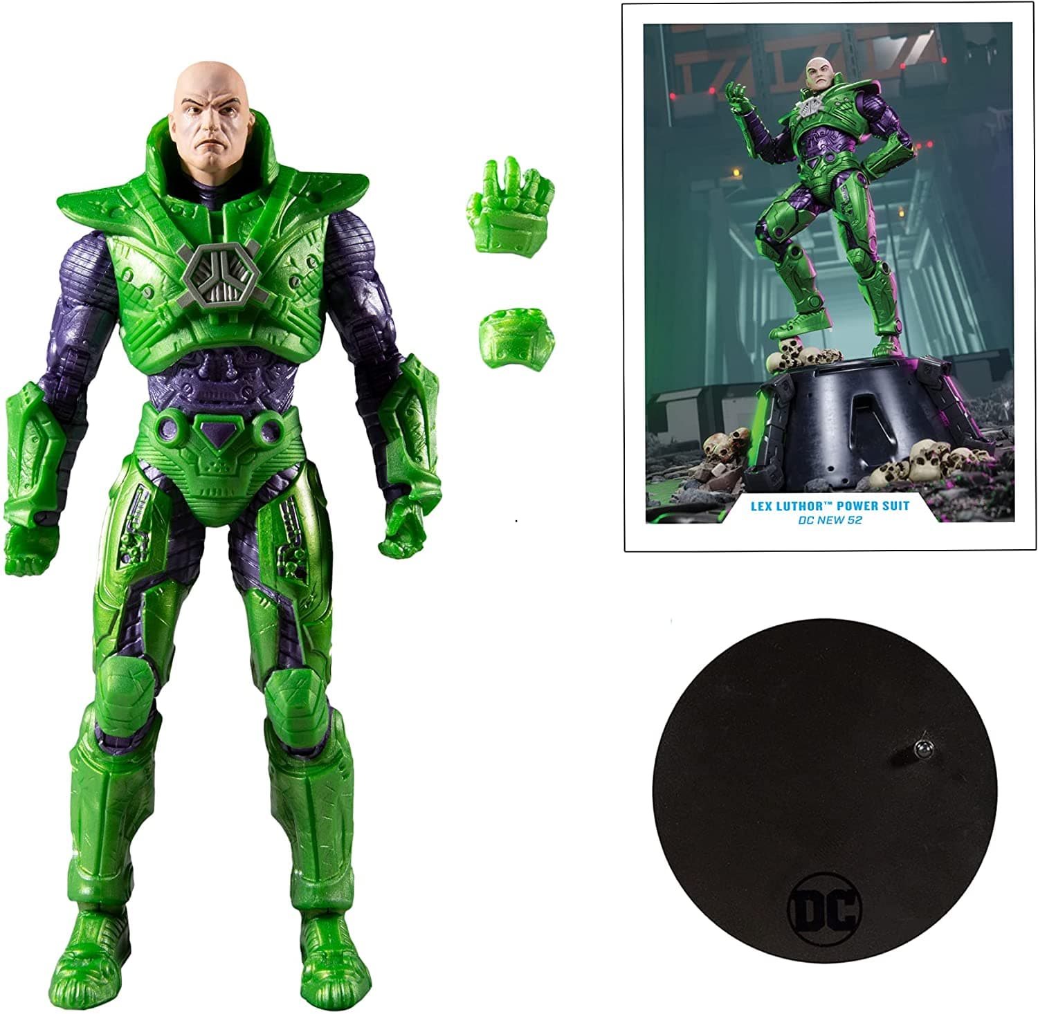 DC Multiverse Lex Luthor Power Suit Figure 7 Inch thumbnail 5