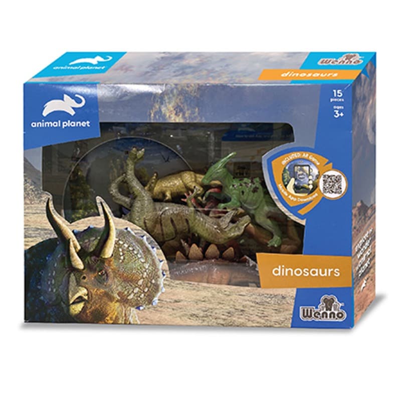 Wenno Animal Planet Dinosaur - 15 Pcs thumbnail 3