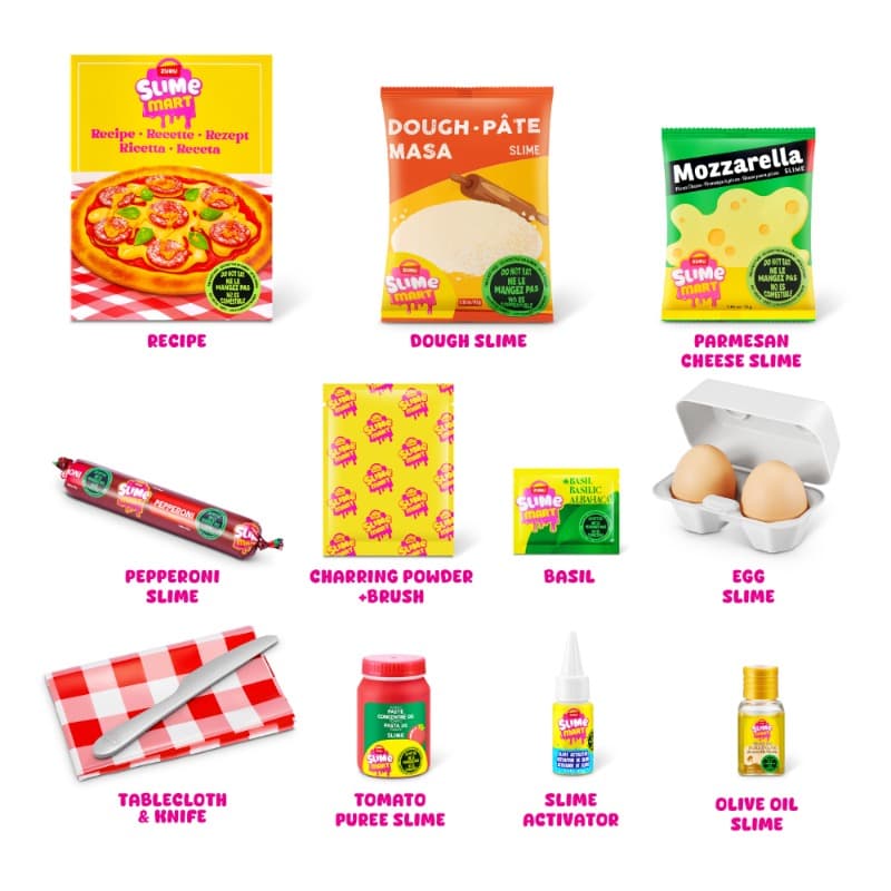 Slime Mart - Mini Shopping Basket - Pizza thumbnail 3