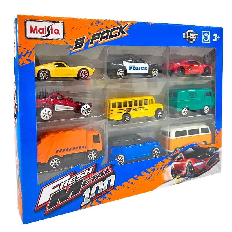 Maisto Die Cast Desert Tour Pack of 9 thumbnail 2