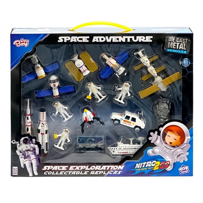New Boy Die-Cast Metal Space Adventure - 17pcs thumbnail 3