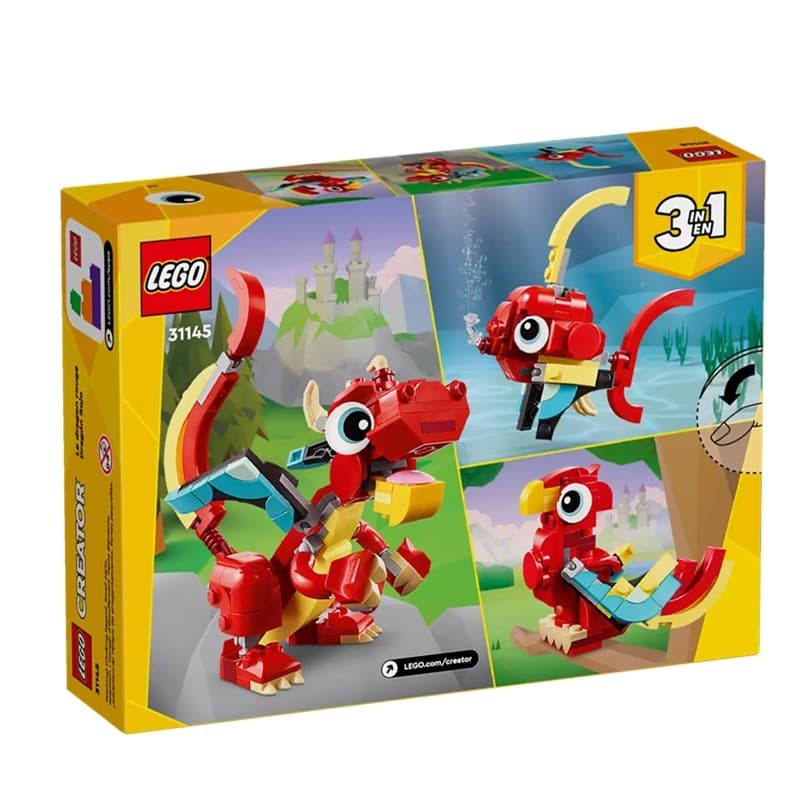 LEGO Red Dragon 3 In 1 31145 thumbnail 2