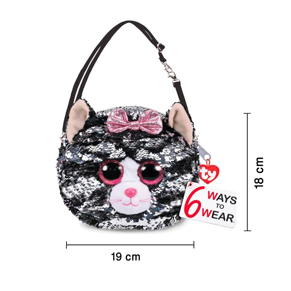 Fashion Flippy Kiki Cat Sequin Purse thumbnail 3