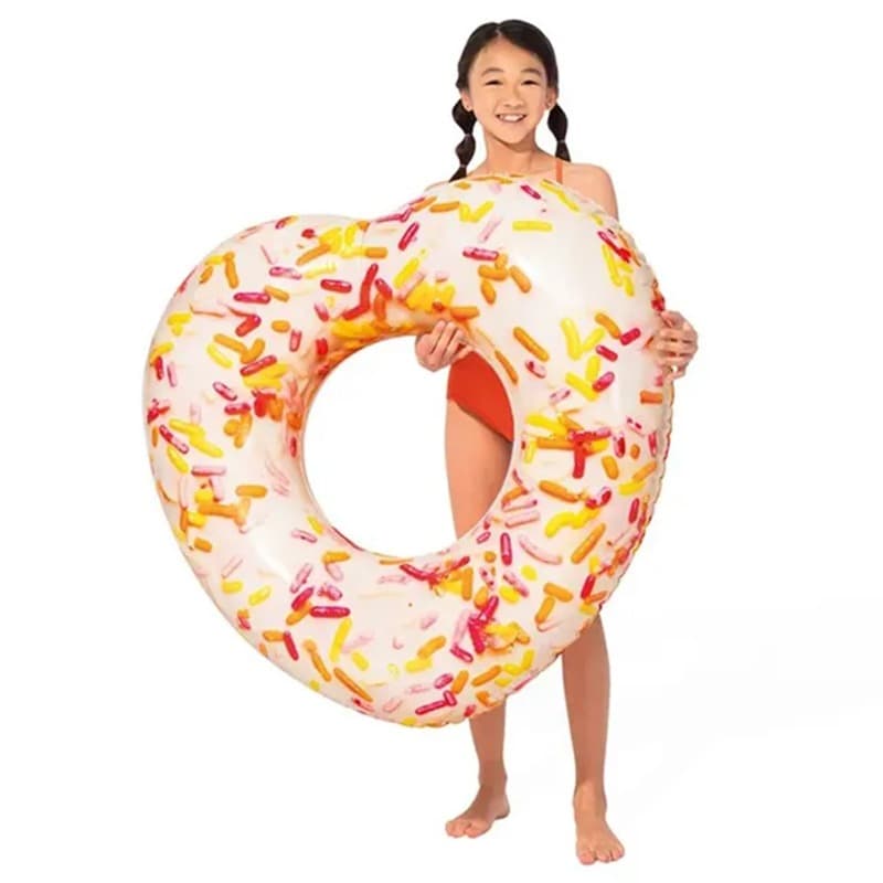 Intex Sprinkle Donut Heart Inflatable Floating Tube thumbnail 3