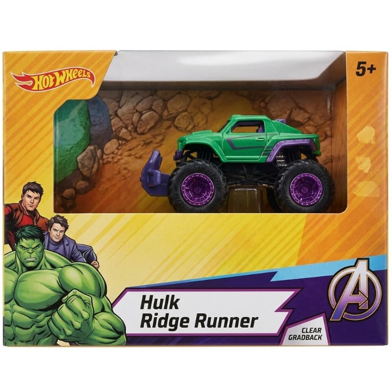 Marvel Hulk Ridge Runner 2.4 GHz Frequency Remote Control Car thumbnail 3