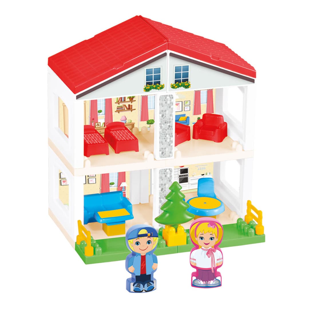 Dede 2 Story House Blocks - 42 Pcs thumbnail 2