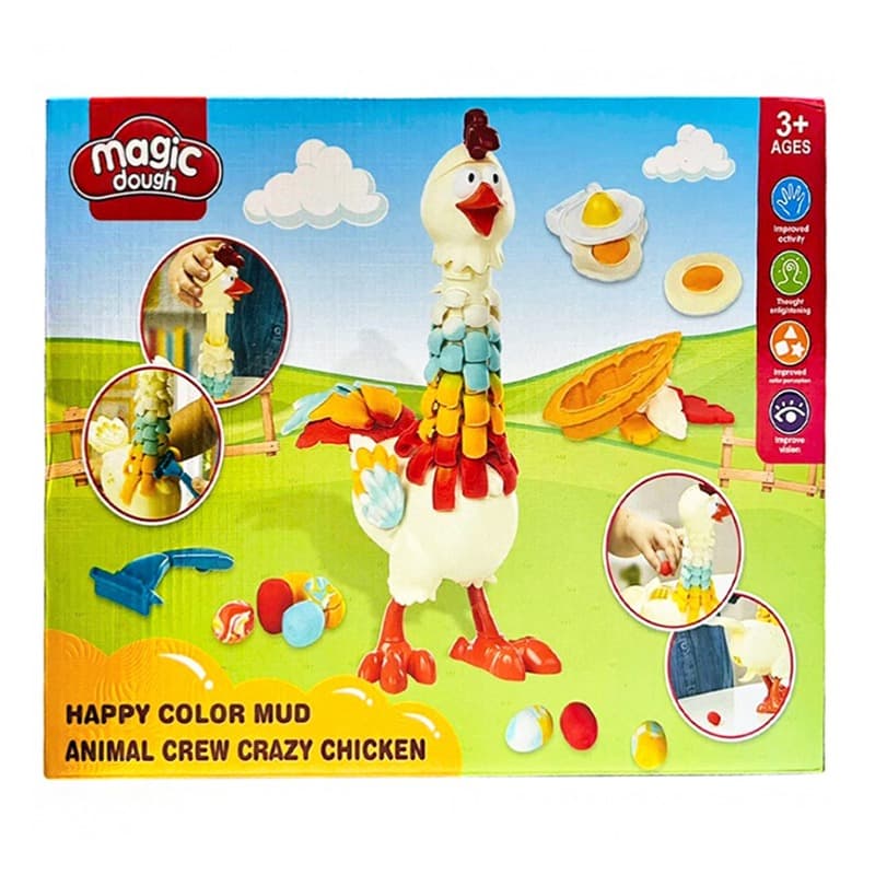 Magic Dough Animal Crew Crazy Chicken thumbnail 3