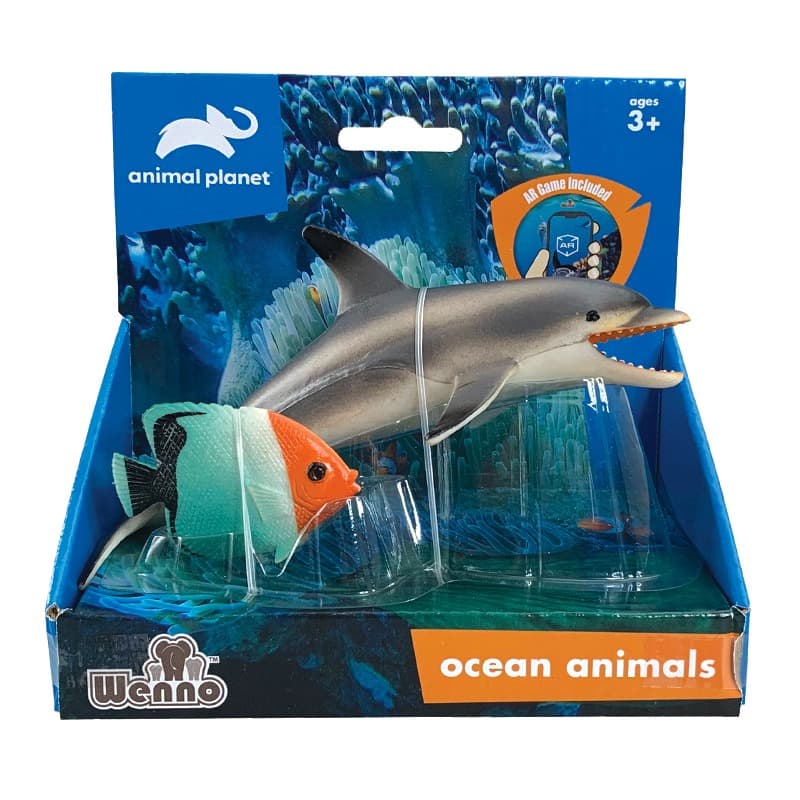 Wenno Ocean Animal Toy - Dolphin And Fish