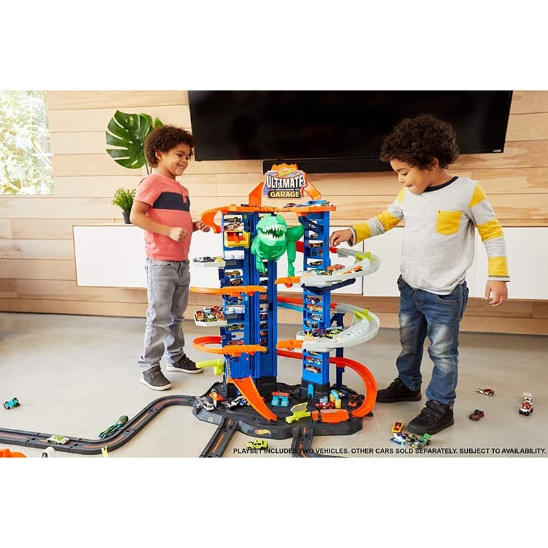 Hot Wheels City Robo T-Rex Ultimate Garage Playset thumbnail 4