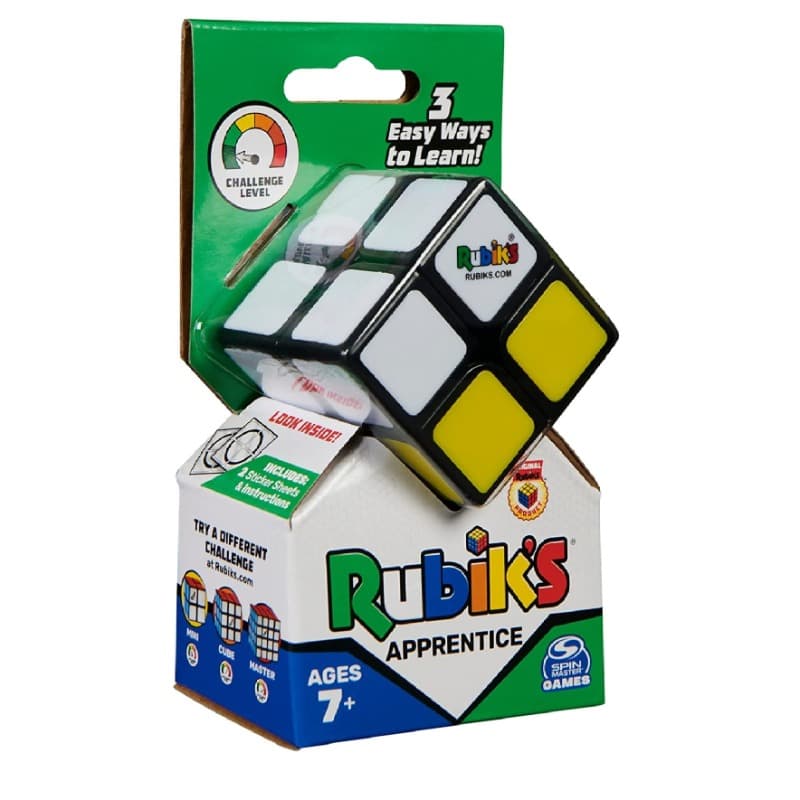 Rubik's Apprentice 2x2 Beginner Cube 3D Puzzle Game thumbnail 4